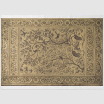 鳥と森のタペストリーデクページ紙