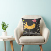 鳥と植物 クッション (椅子)