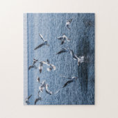 鳥と海 ジグソーパズル (縦)