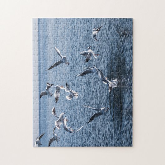 鳥と海 ジグソーパズル (縦)
