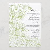 鳥と渦巻き結婚のメニュー メニュー (正面)