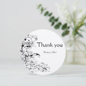 鳥と渦巻結婚きのサンキューカード サンキューカード (スタンド正面)