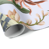 鳥と熱帯のとのシームレスなパターン ラッピングペーパー (ロールコーナー)