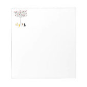 鳥と猫 ノートパッド (正面)