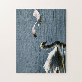 鳥と白鳥 ジグソーパズル