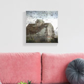 鳥と納屋 キャンバスプリント (インサイチュ (リビング))