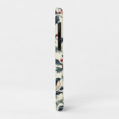 鳥と素朴ポインセチアのクリスマスパターン(18) Case-Mate iPhoneケース (裏面/左)