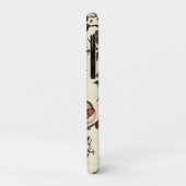鳥と素朴ポインセチアのクリスマスパターン(22) Case-Mate iPhoneケース (裏面/左)