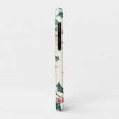 鳥と素朴ポインセチアのクリスマスパターン(7) Case-Mate iPhoneケース (裏面/左)