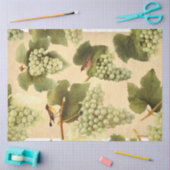 鳥と緑の葡萄 薄葉紙 (クラフト)