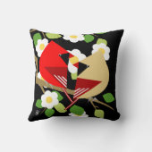 鳥と自然愛好家 クッション (裏面)