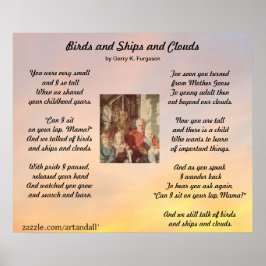 「鳥と船と雲の家族のポスター」 ポスター