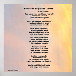 『鳥と船と雲の家族の詩ポスター』 ポスター