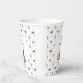 鳥と花のティーパーティーシャワー 紙コップ (右)