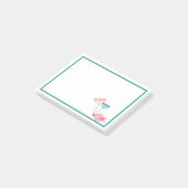 鳥と花のノート ポストイット (アングル)