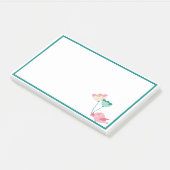 鳥と花のメモ ポストイット (アングル)