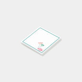 鳥と花の付箋紙 ポストイット (アングル)