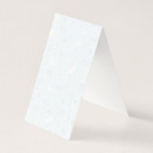 鳥と花パステルテントイヤリングディスプレイカード (裏面)