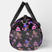 鳥と花大ダッフェルバッグ ダッフルバッグ (右)