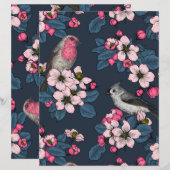 鳥と花 (正面/裏面)