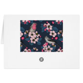 鳥と花 (裏面横)