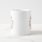 鳥と花2 ジャンボコーヒーマグカップ (正面)