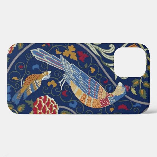 鳥と花、ウィリアム・モリスCase-Mate iPhone Case-Mate iPhoneケース (裏面 (横))