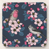 鳥と花 コースター (正面)