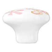 鳥と花 セラミックノブ (側面)