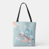鳥と花 トートバッグ (裏面)