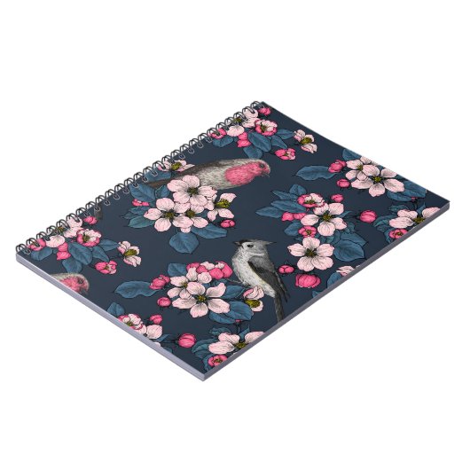 鳥と花 ノートブック (左側)