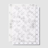 鳥と花 ベラム紙招待状 (オフセット (招待状))