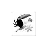 鳥と花 ラバースタンプ (インプリント)