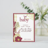 鳥と花 案内ポストカード (スタンド正面)