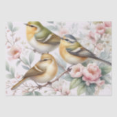 鳥と花 薄葉紙 (正面)
