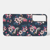 鳥と花 SAMSUNG GALAXYケース (裏面横)