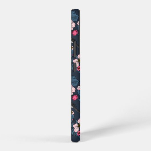鳥と花 SAMSUNG GALAXYケース (右側面)