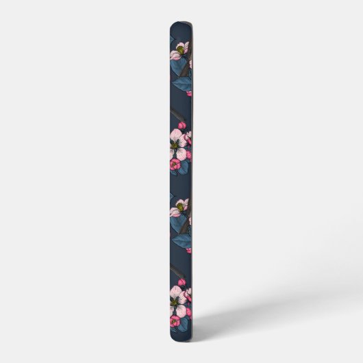 鳥と花 SAMSUNG GALAXYケース (左側面)
