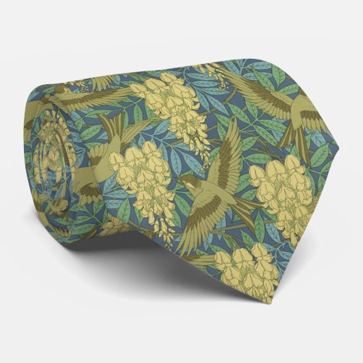 鳥と藤 – タイ (ロール)