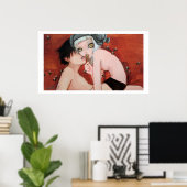 鳥と蜂のポスター ポスター (ホームオフィス)