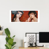 鳥と蜂のポスター ポスター (ホームオフィス)