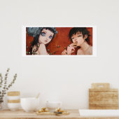 鳥と蜂のポスター ポスター (キッチン)