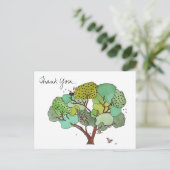 鳥と蜂の感謝 ポストカード (スタンド正面)