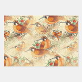 鳥と蜂 ラッピングペーパーシート (正面2)