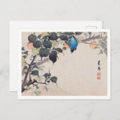 鳥と蜘蛛、今尾慶寧 ポストカード (正面/裏面)