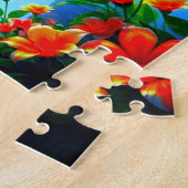 鳥と蝶と虹の滝 ジグソーパズル (側面)