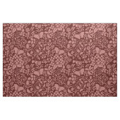 鳥と蝶と赤レンガの庭 ファブリック (ファットクウォーター)