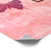 鳥と蝶の優しさ ポスター (角)