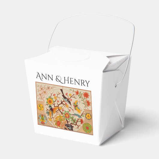 鳥と蝶の好意ボックス フェイバーボックス (正面サイド)