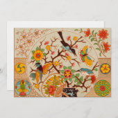 鳥と蝶の招待状 招待状 (正面/裏面)